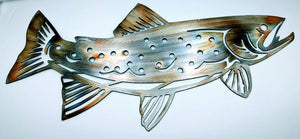 Trout Metal art local pick up.