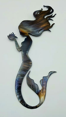 Mermaid metal art local pick up