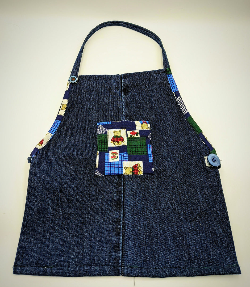 Child Denim Apron  - SEW SONYA - Local Pick Up