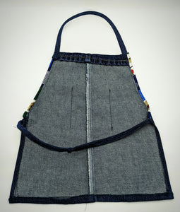 Child Denim Apron  - SEW SONYA - Local Pick Up