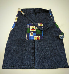 Child Denim Apron  - SEW SONYA - Local Pick Up