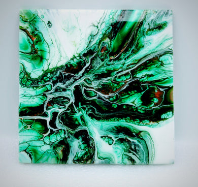 Acrylic Flow Trivet, Handmade by Lisa- Local pickup