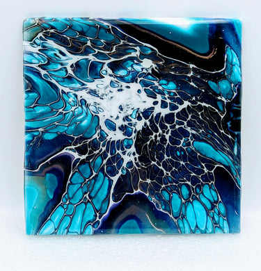 Acrylic Flow Trivet, Handmade by Lisa- Local pickup