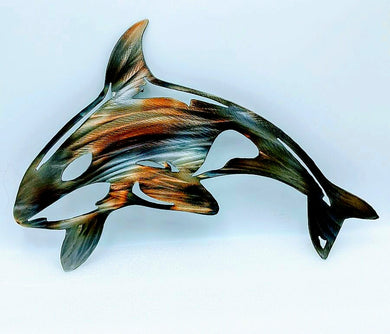 Jumping Orca, Metal Art local pick up