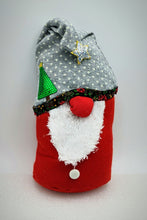 Load image into Gallery viewer, Just stay &quot; Gnome. For the Holidays&quot; to be safe- Doorstop- Sew Sonya  local pick up