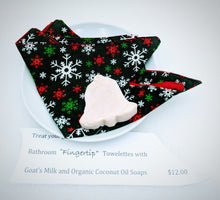 Load image into Gallery viewer, Bathroom &quot; Fingertip&quot; Towelettes with Organic Soaps- SEW SONYA- Local pickup