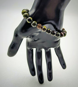 Dragon Blood Jasper Bracelet & Anklet Set.