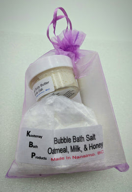 Small Gift Bags-  Kootenay Bath Products- local pick up