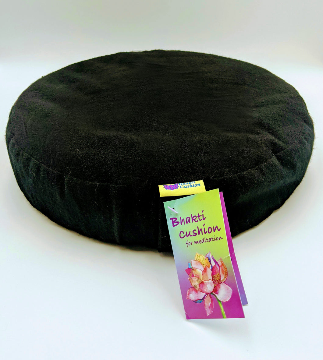 Small Meditation Cushion Black - Local pick up