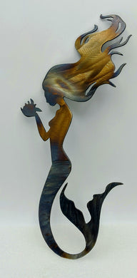 Mermaid metal art local pick up