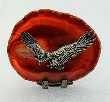 Load image into Gallery viewer, Red Agate, Eagle,  Candle Holder - Local Pickup.