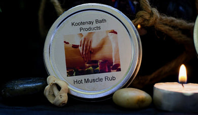 Hot Muscle Rub -Kootenay Bath Products