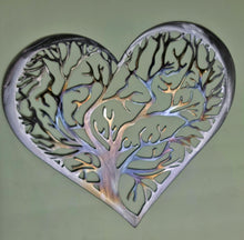 Load image into Gallery viewer, Heart Tree of Life - Metal Art-Local pick up