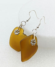 Load image into Gallery viewer, Local Island Sea Glass , 925 Sterling Silver hook, Earrings local pick up