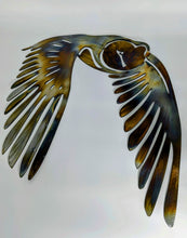 Load image into Gallery viewer, Owl in Flight,  Metal art, local pick up