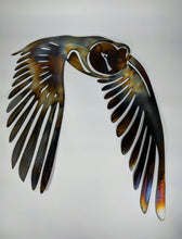 Load image into Gallery viewer, Owl in Flight,  Metal art, local pick up