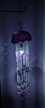 Load image into Gallery viewer, Joint Project -  Lavender Aura Quartz &amp; Amethyst, Jellyfish, Sun Catcher.