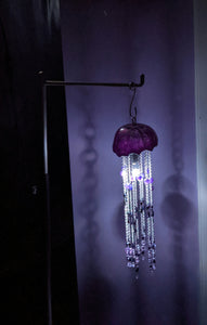 Joint Project -  Lavender Aura Quartz & Amethyst, Jellyfish, Sun Catcher.