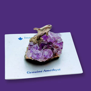 Orca on Amethyst chunk