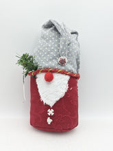 Load image into Gallery viewer, Just stay &quot; Gnome. For the Holidays&quot; Doorstop- Sew Sonya  local pick up