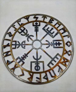 Viking Compass, Metal Art