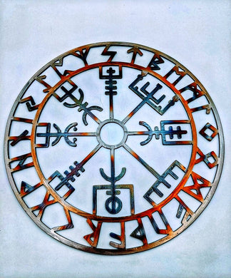 Viking Compass, Metal Art