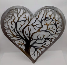 Load image into Gallery viewer, Heart Tree of Life - Metal Art-Local pick up