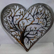 Load image into Gallery viewer, Heart Tree of Life - Metal Art-Local pick up