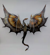 Load image into Gallery viewer, Flying Dragon- Metal wall Art