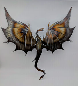 Flying Dragon- Metal wall Art