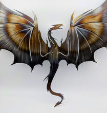 Load image into Gallery viewer, Flying Dragon- Metal wall Art