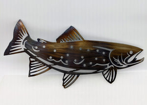 Trout Metal wall art