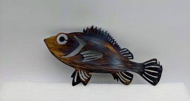 Rock Fish Metal wall Art