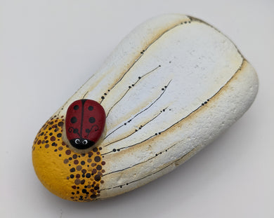 Ladybug rock  - Spare Time Creations