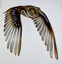 Load image into Gallery viewer, Owl in Flight,  Metal art