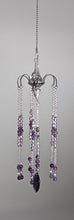 Load image into Gallery viewer, Chandelier, Sun Catcher with Lavender Aura Quartz &amp; Amethyst- Echo of a Stone