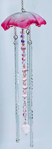 Sun Catcher With Rose Quartz Heart