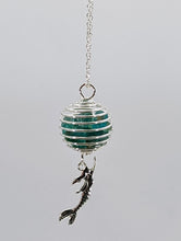 Load image into Gallery viewer, Sea Glass, Mermaid, Necklace -Echo of a Stone