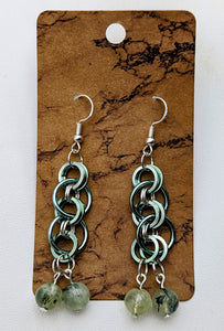 Prehnite - Earrings
