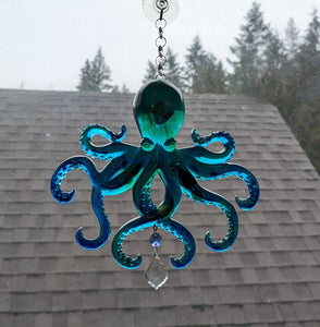 Octopus -Sun Catcher - Echo of a Stone