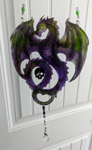 Dragon - skull - Sun catcher