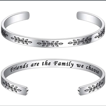 Load image into Gallery viewer, Hidden inspirational BRACELET -Friends are the Family we choose