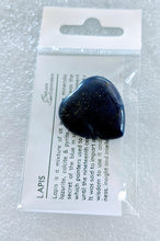 Load image into Gallery viewer, lapis lazuli Heart - Echo of a Stone 