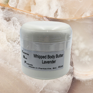 Lavender Whipped body butter 4oz - Kootenay Bath Products  local pick up