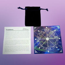 Load image into Gallery viewer, Amethyst Pendulum &amp; Dowsing kit