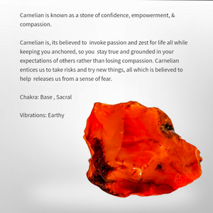Carnelian - Cuff bracelet