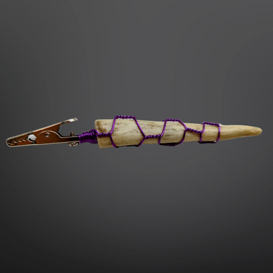 Small Deer Antler roach clip - Siren Sea Glass