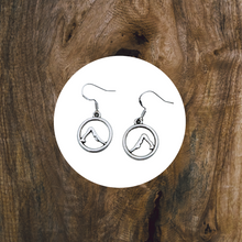 Load image into Gallery viewer, 925 Sterling Silver Hook, Downward dog Yoga pose -Earrings