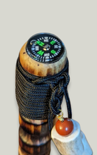 Load image into Gallery viewer, Hiking/Walking stick with some basic survival item - Siren Sea Glass