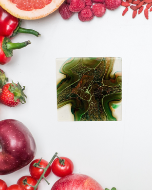 Acrylic Flow Trivet, Handmade by Lisa